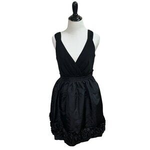 Max and Cleo Women's Size 4 Fit & Flare Cocktail Dress Sleeveless w. Applique